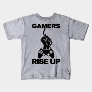 Retro Gamers Rise Up Kids T-Shirt